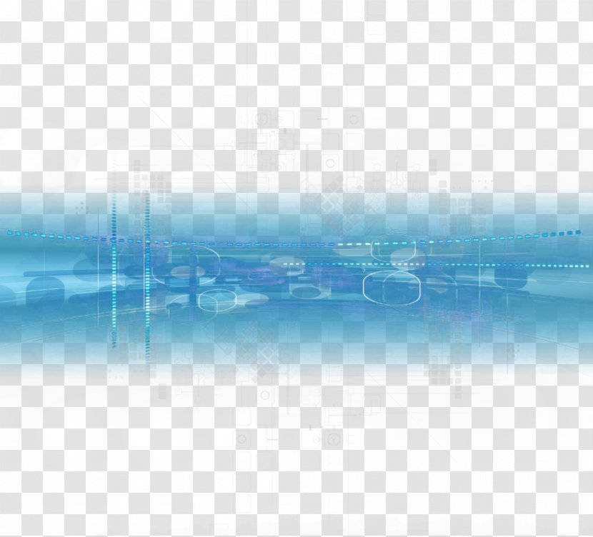 Sky Pattern - Azure - Technology Background Decoration Transparent PNG