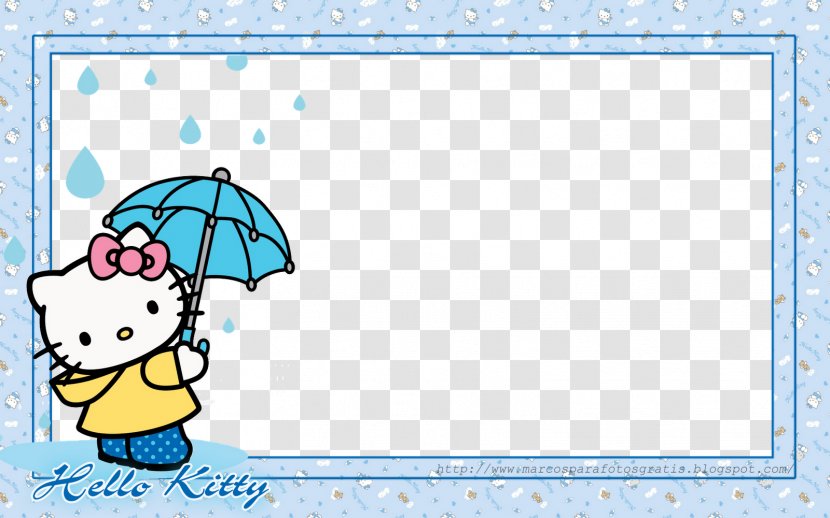 Hello Kitty Desktop Wallpaper High-definition Television Video - Picture Frame Transparent PNG