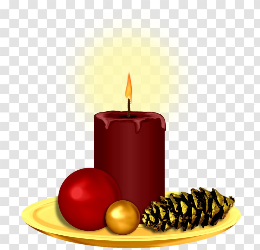 Christmas Day Candle Gift Image - Musical Composition Transparent PNG