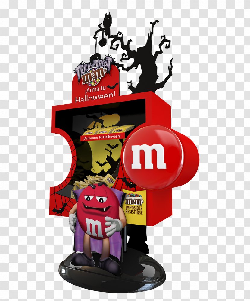 M&M's Point Of Sale Display Chocolate Advertising Mars, Incorporated - Halloween Transparent PNG
