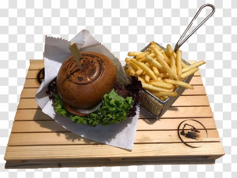 Hamburger Restaurace Stavba Dish Fast Food Chili Burger - Barbecue Transparent PNG