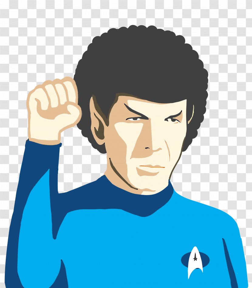 Spock Star Trek James T. Kirk T-shirt - Watercolor Transparent PNG