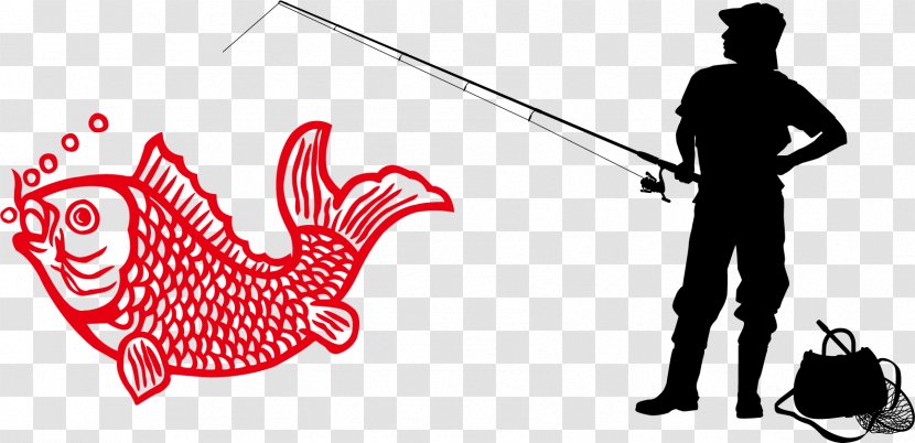 Fishing Angling Silhouette - Brand - Together Transparent PNG