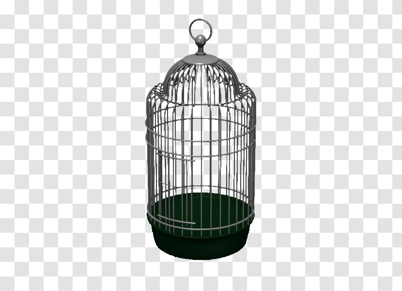 Birdcage Stock Photography - Bird - A Green Iron Cage; Transparent PNG