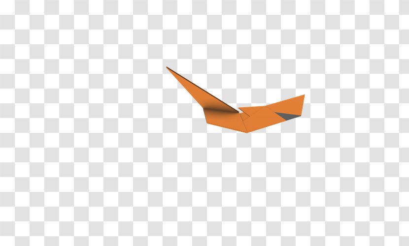 Paper Square Angle Origami - Wing - Mandarin Transparent PNG