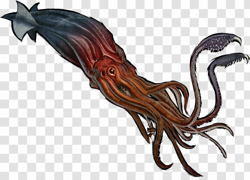 ARK: Survival Evolved Squid Microraptor Tusoteuthis Coleoids - Cuttlefish - Claw Transparent PNG