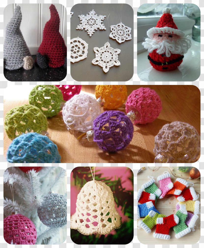 Christmas Ornament Crochet Transparent PNG