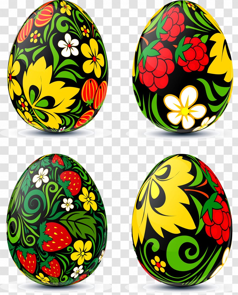 Easter Egg Pattern - Eggs Transparent PNG