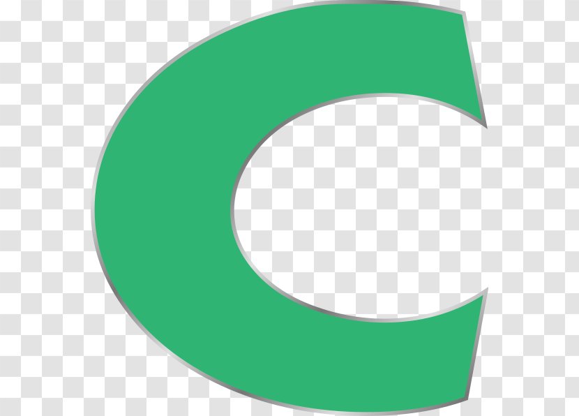 Clip Art Image Logo Letter - Green - P Transparent PNG