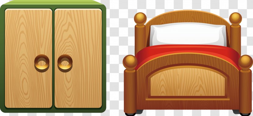 Bedroom Wood - Shoe And Bed Transparent PNG