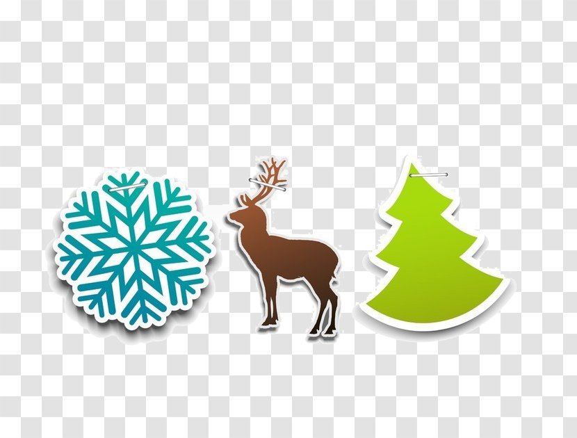 Christmas Tree Card Clip Art - Mammal - Happy Winter Elements Transparent PNG