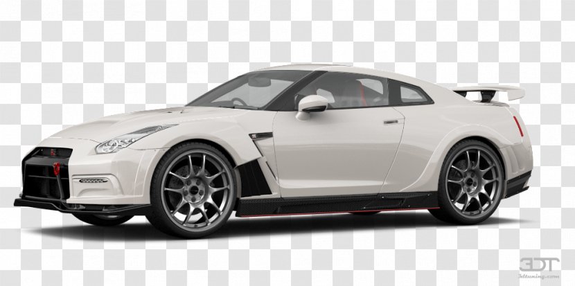Nissan GT-R Mid-size Car Alloy Wheel - Coupe Transparent PNG