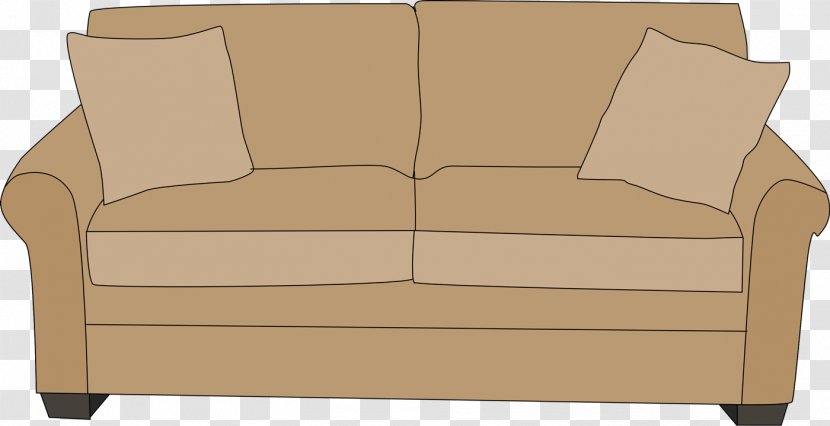 Table Couch Furniture Living Room Clip Art - Bed - Old Pic Transparent PNG