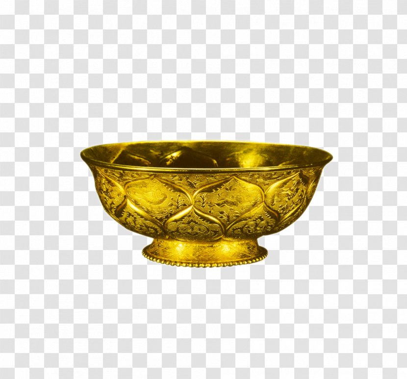 Bowl Tableware Gold - Gorgeous Transparent PNG