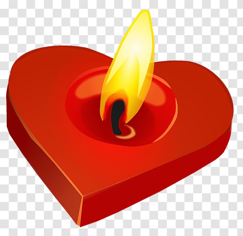 Heart Candle Clip Art - Romance - Rosenmontag Transparent PNG