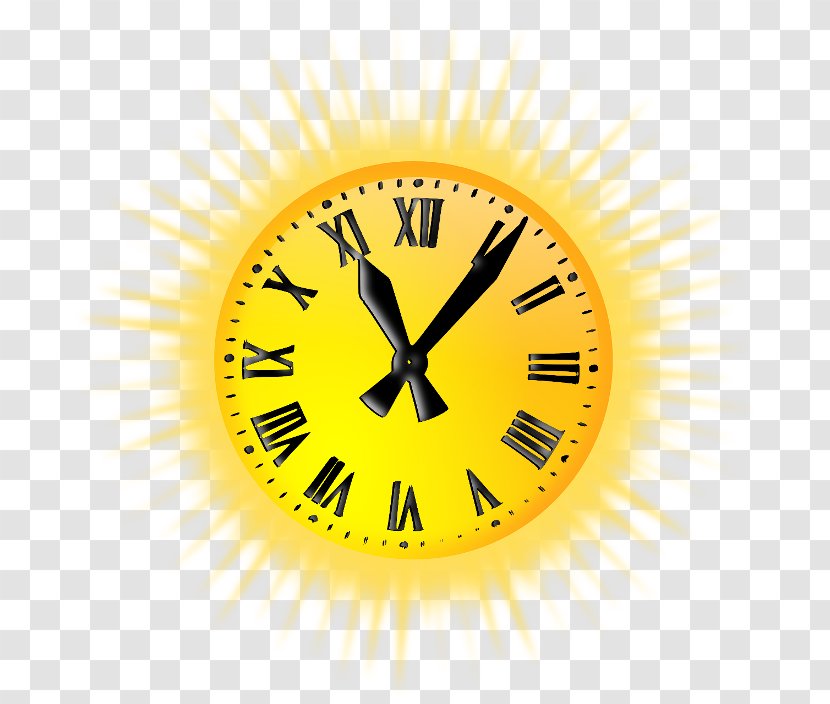 Clock Information Sticker Transparent PNG