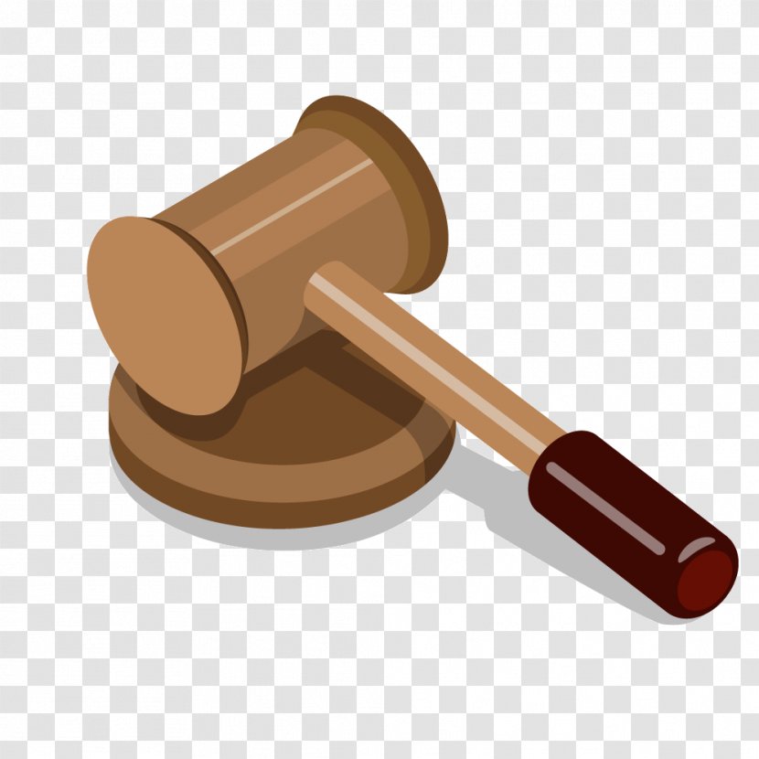 Judge Hammer Gavel - Law - Cartoon Gray Auction Transparent PNG