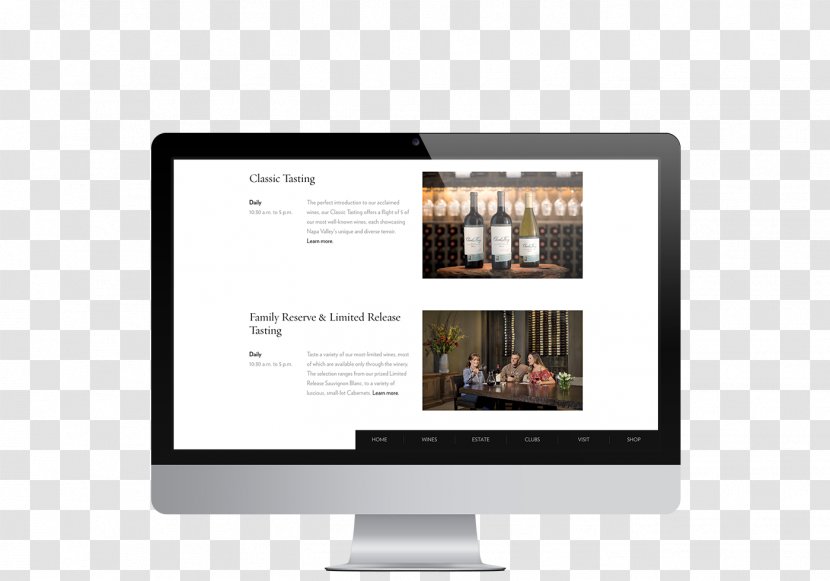 Charles Krug Winery Web Development Responsive Design Transparent PNG