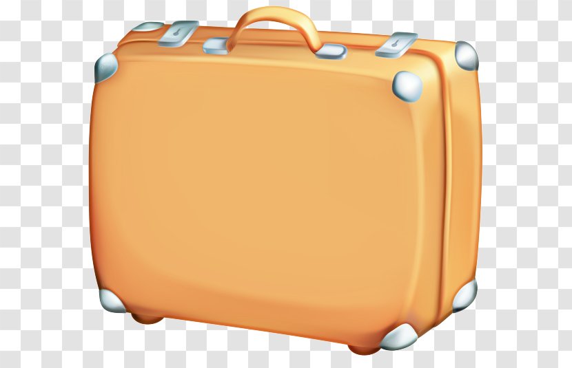 Suitcase Background - Beige - Peach Transparent PNG