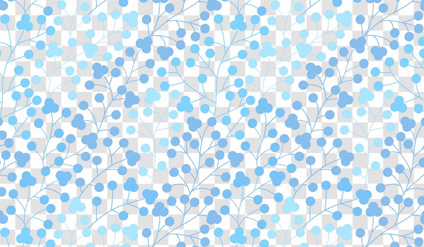 Blue Textile Poster Wallpaper - Watercolor Painting - Leaves Background Transparent PNG