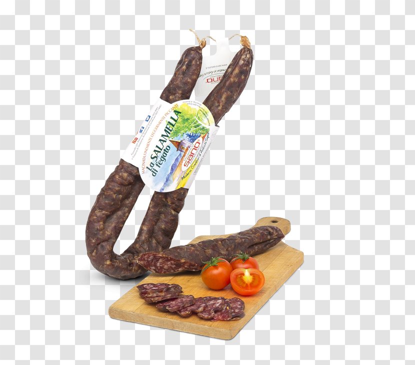 Salami Liverwurst Ventricina Fuet Bruschetta - Sausage Transparent PNG