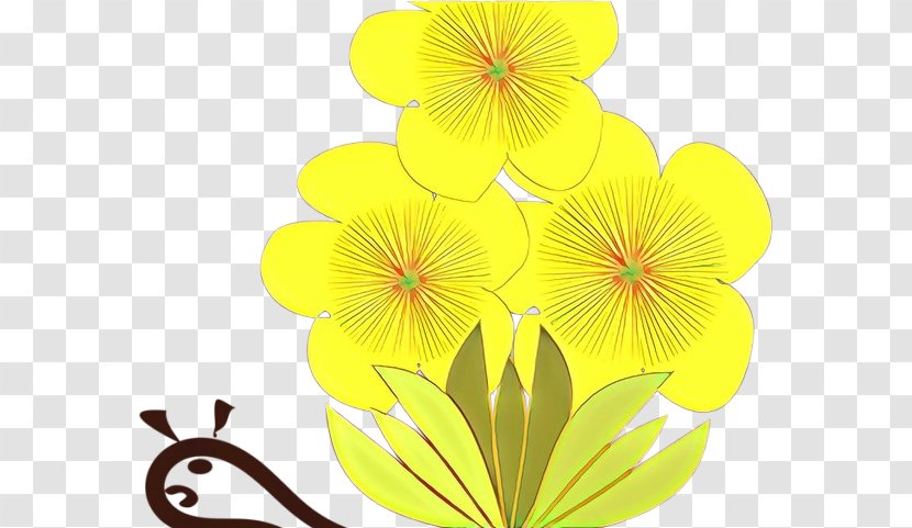 Yellow Flower Petal Plant Leaf - Wildflower Wood Sorrel Family Transparent PNG