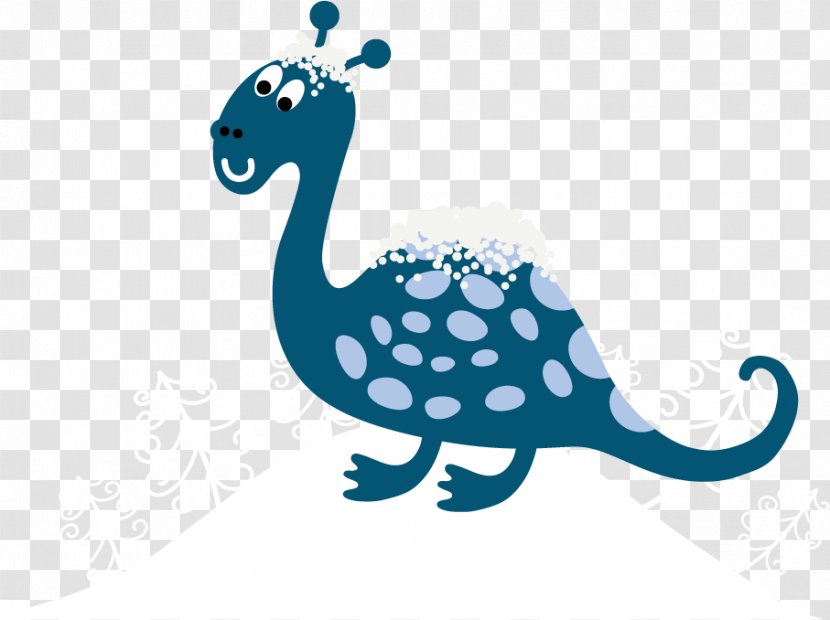 Tyrannosaurus Shapes FREE Cute Dinosaurs Snow - Snowflake - Vector Blue Dinosaur Transparent PNG