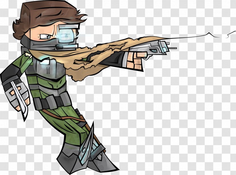Minecraft Video Game Avatar Character - Hand Drawn Robot Transparent PNG