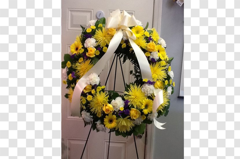 Cut Flowers Wreath Floral Design Floristry - Artificial Flower - Wedding Transparent PNG
