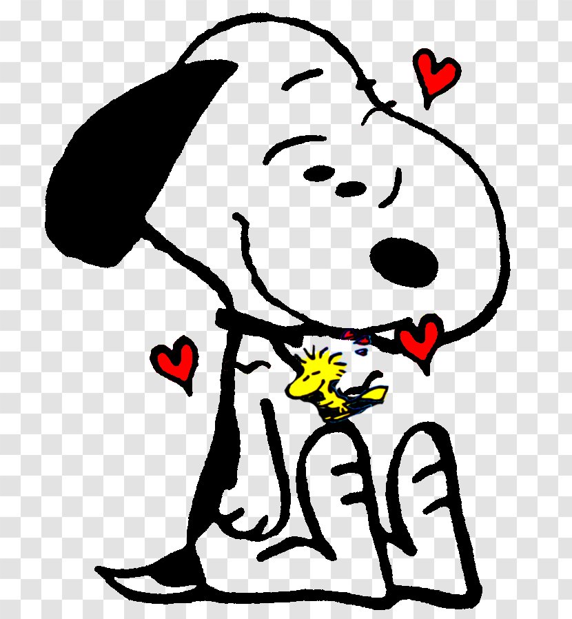 Snoopy Charlie Brown Peanuts Art Comics - Silhouette - Painting Transparent PNG