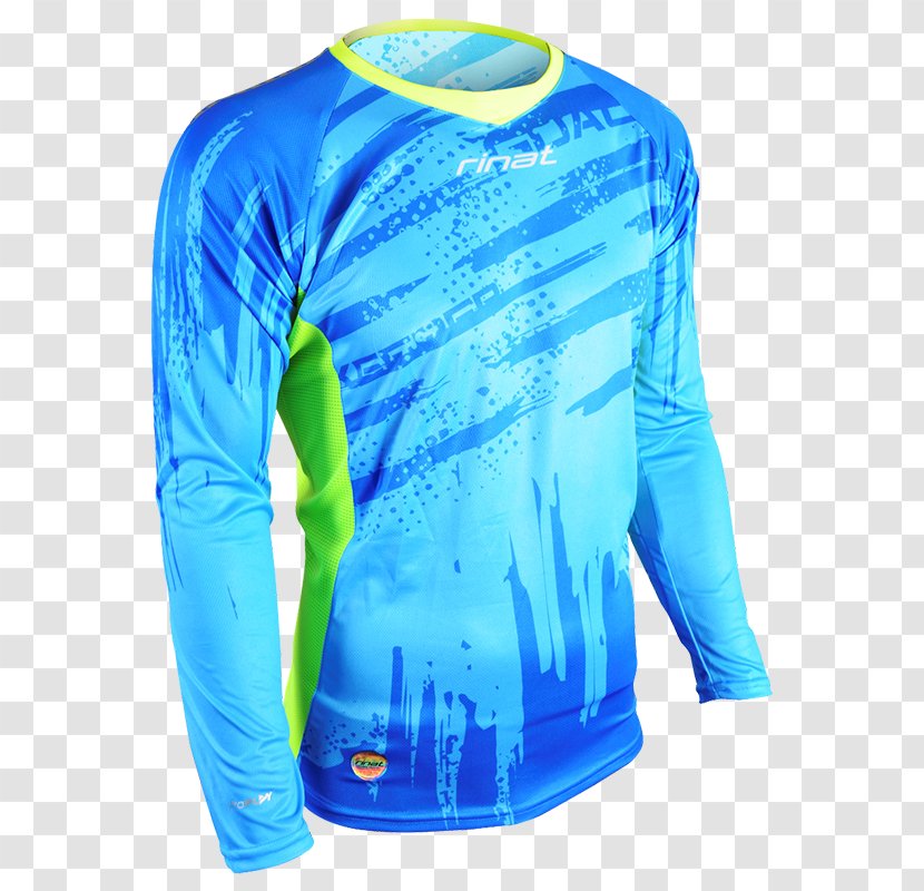 T-shirt Jersey Goalkeeper Sleeve Clothing - Active Shirt Transparent PNG