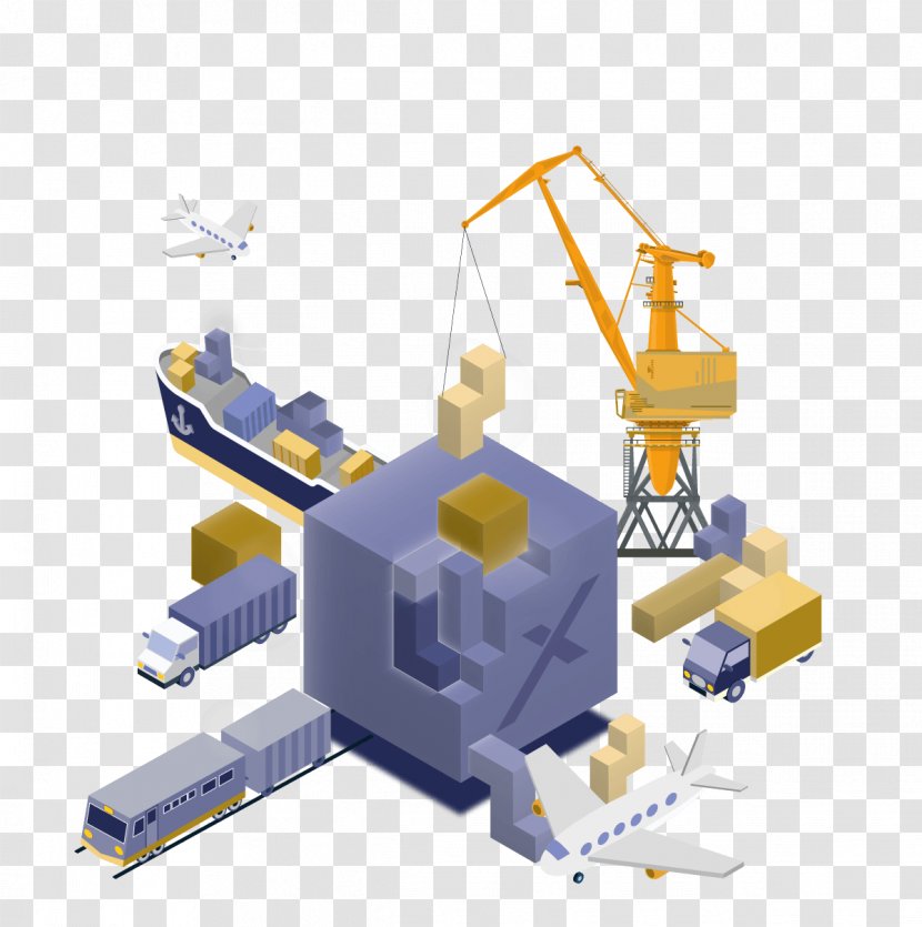 Logistics Supply Chain Management Business ABC Analysis - Machine - Logistic Transparent PNG