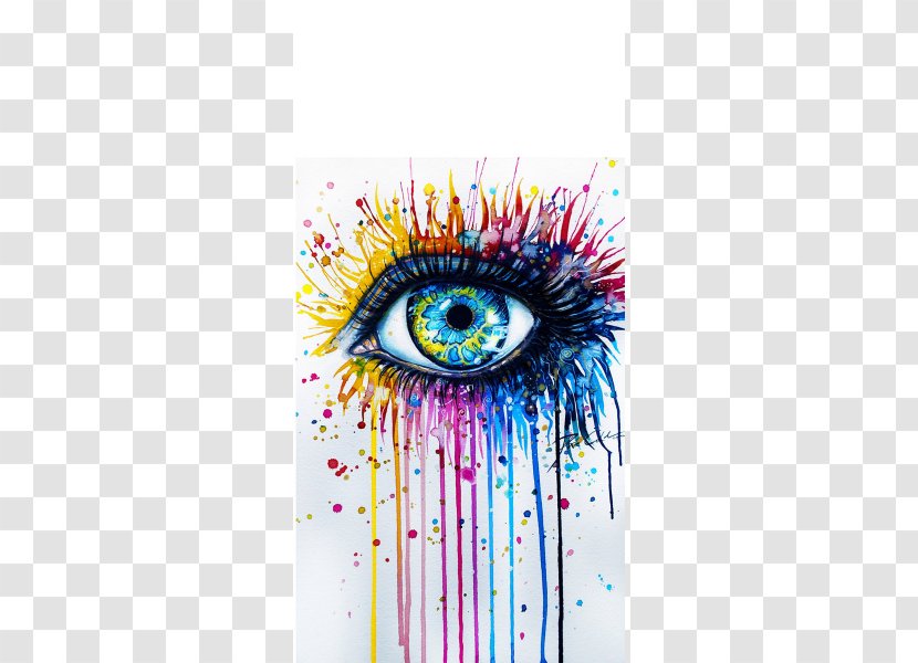 Drawing Eye Color Art Painting - Frame Transparent PNG