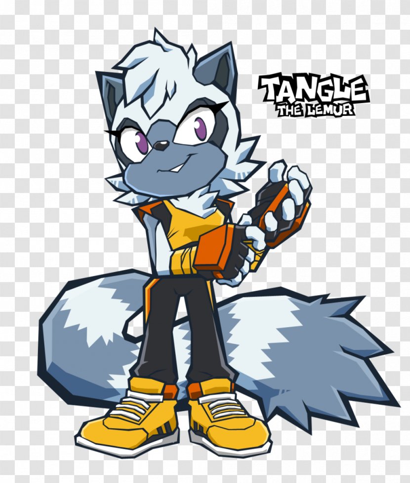 Sonic Battle The Hedgehog Tails Character Lemurs - Art - Drawing Transparent PNG