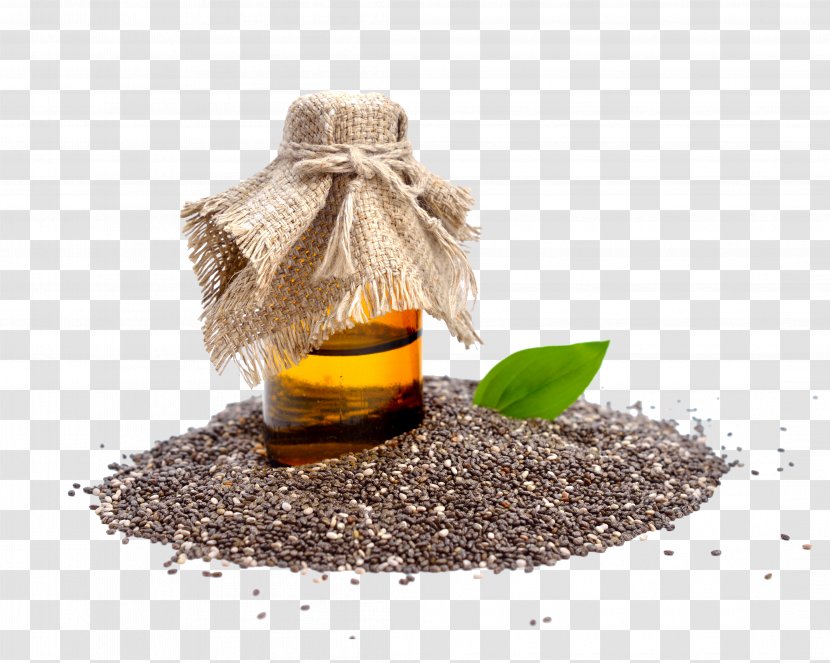 Seed Oil Chia - Omega3 Fatty Acids Transparent PNG