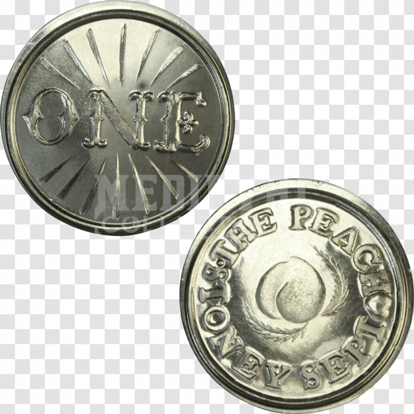 Token Coin Silver Halfpenny House Greyjoy - Nickel Transparent PNG
