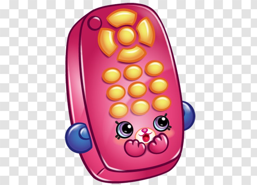 Shopkins Television Remote Controls Clip Art - Mobile Phone Accessories - Sesson Clipart Transparent PNG