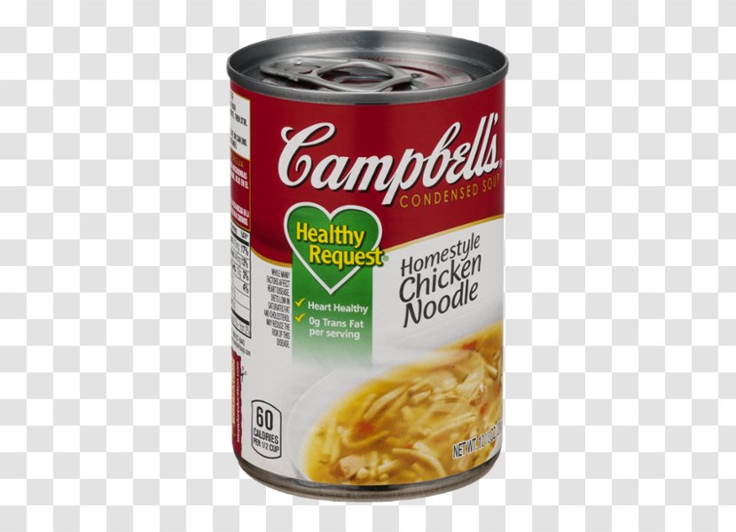 Chicken Soup Campbell's Healthy Request Homestyle Noodle Tomato Gravy - Food Transparent PNG