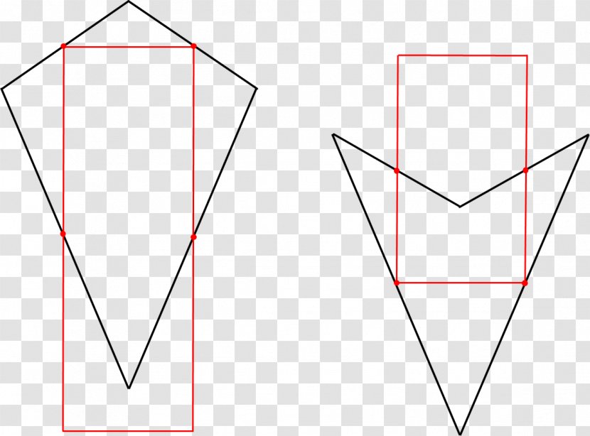 Triangle Quadrilateral Area Line - Kite Transparent PNG