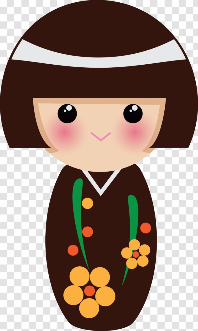 Character Clip Art - Cartoon - Kokeshi Dolls Transparent PNG