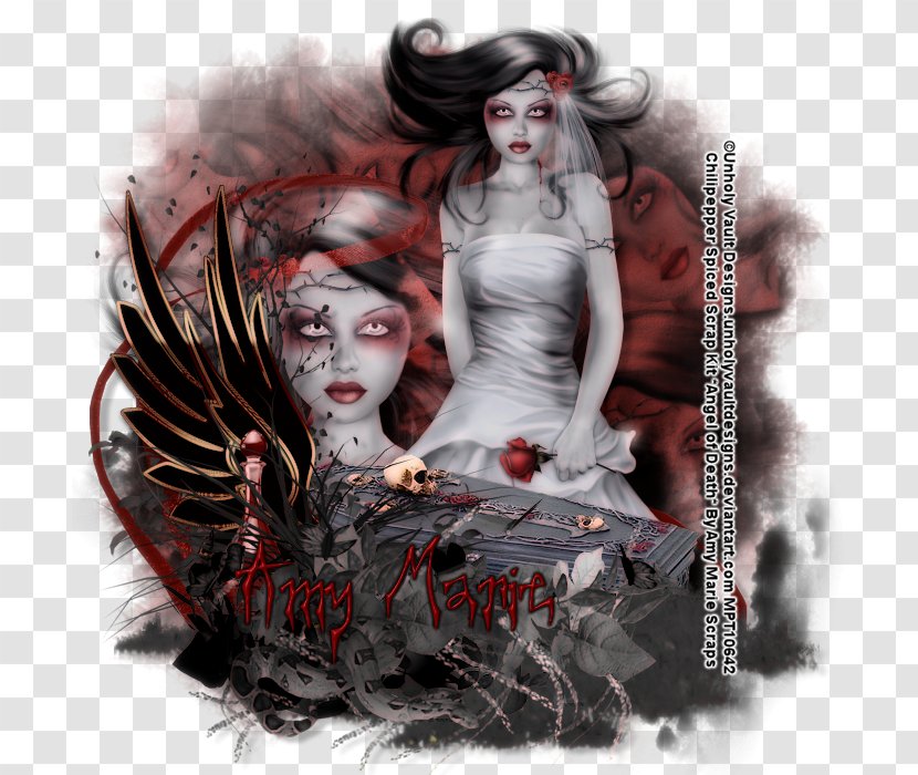 Black Hair Blood Legendary Creature - Frame - Death Angel Transparent PNG