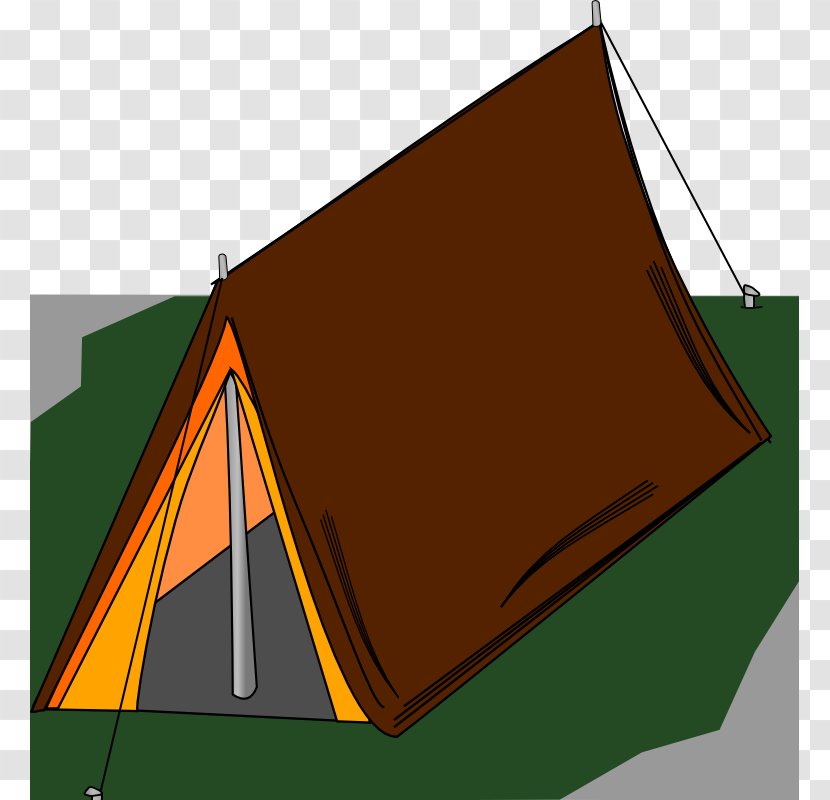 Tent Camping Clip Art - Triangle - Pictures Transparent PNG