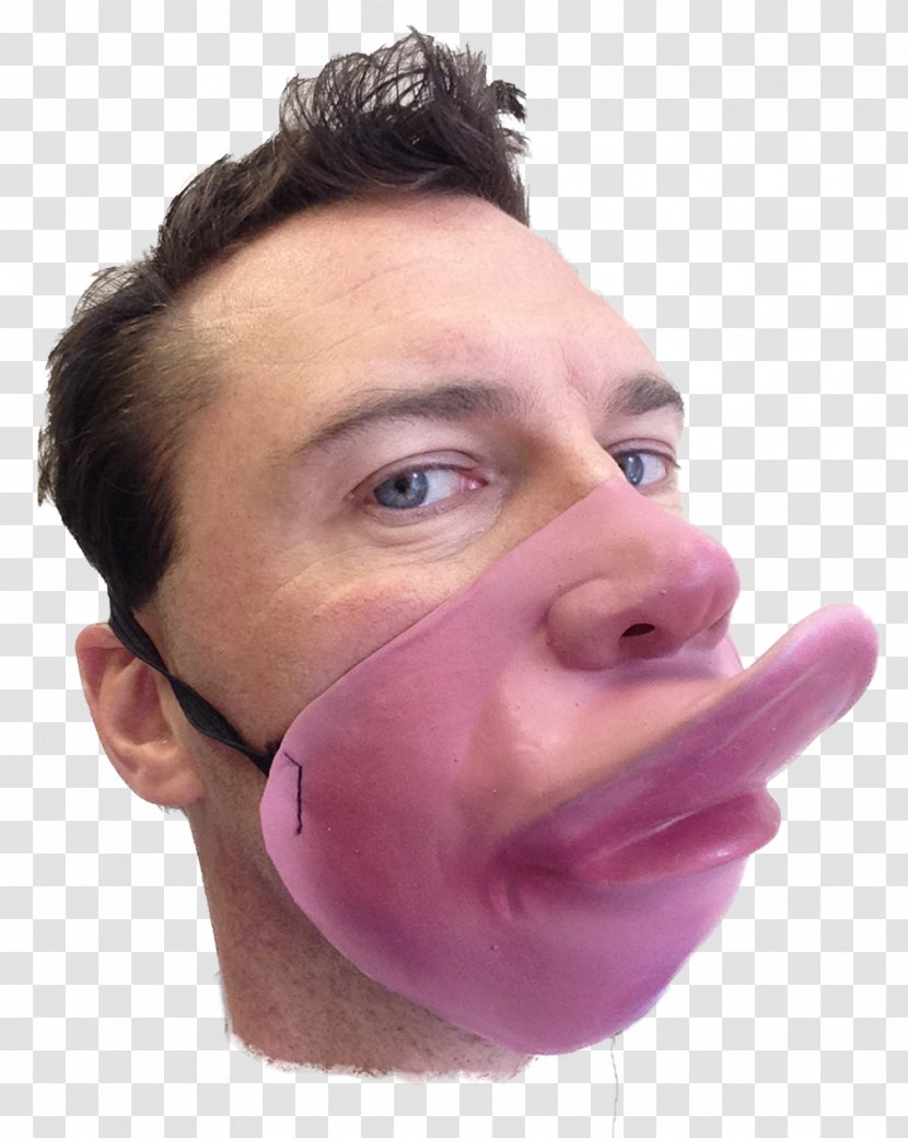 Costume Party Latex Mask Halloween - Nose Transparent PNG