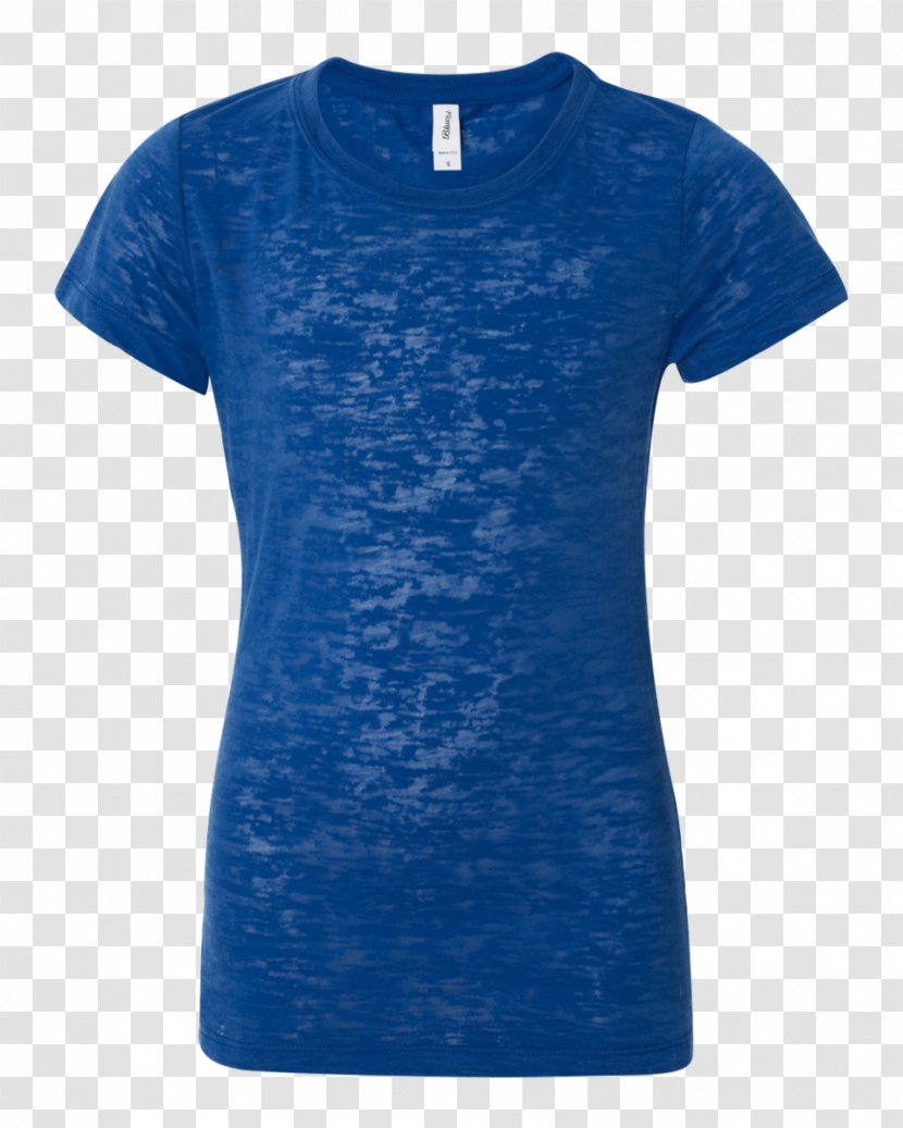 T-shirt Top Blue Clothing Sleeve - Pattern Transparent PNG