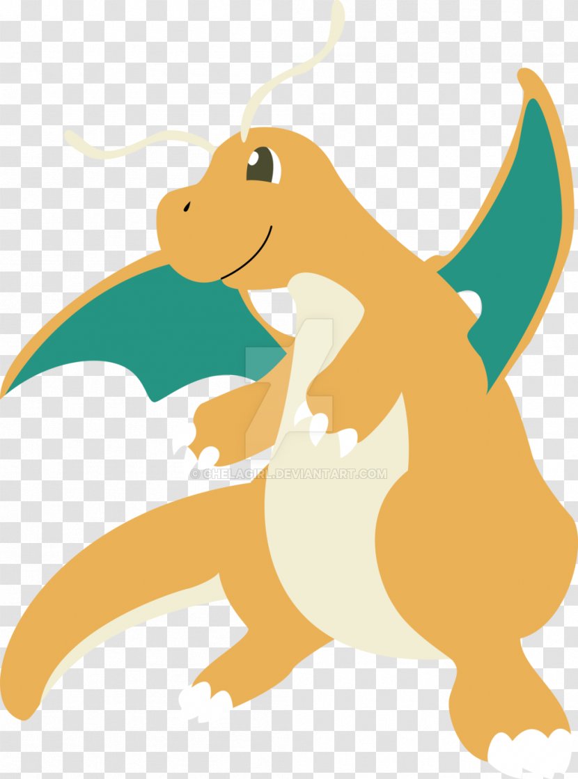 Dragonite Pikachu Vector Graphics Art Illustration - Jiji Transparent PNG