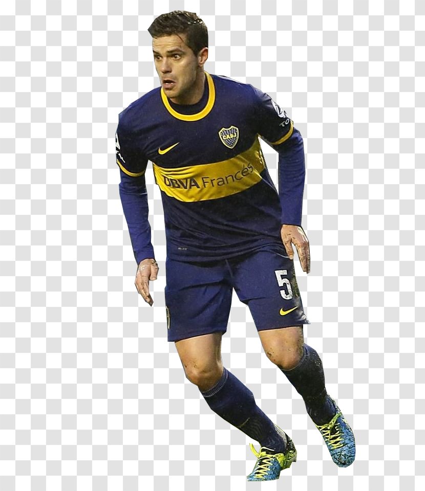 Fernando Gago Boca Juniors Club Atlético Vélez Sarsfield Sport Jersey - Football Transparent PNG