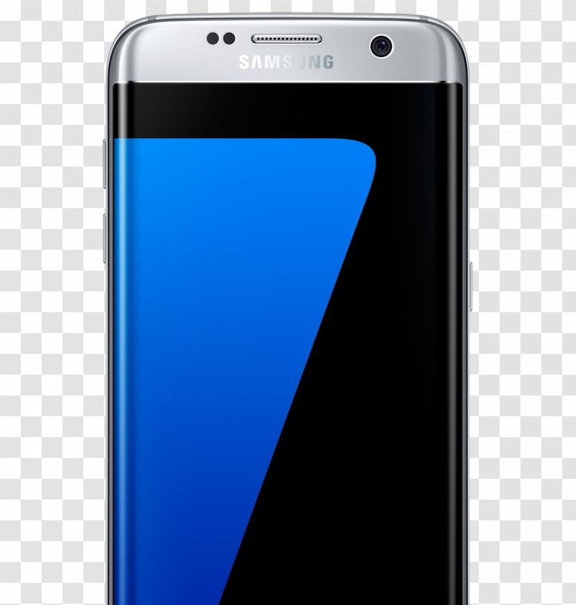 Samsung GALAXY S7 Edge Smartphone Unlocked O2 - Telephony - Silver Transparent PNG