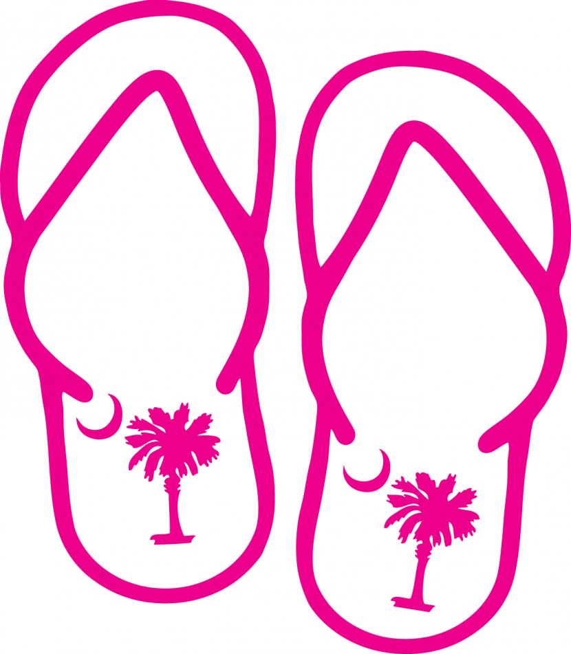 Slipper Flip-flops Sandal Shoe Clip Art - Pink - Sandals Cliparts Transparent PNG