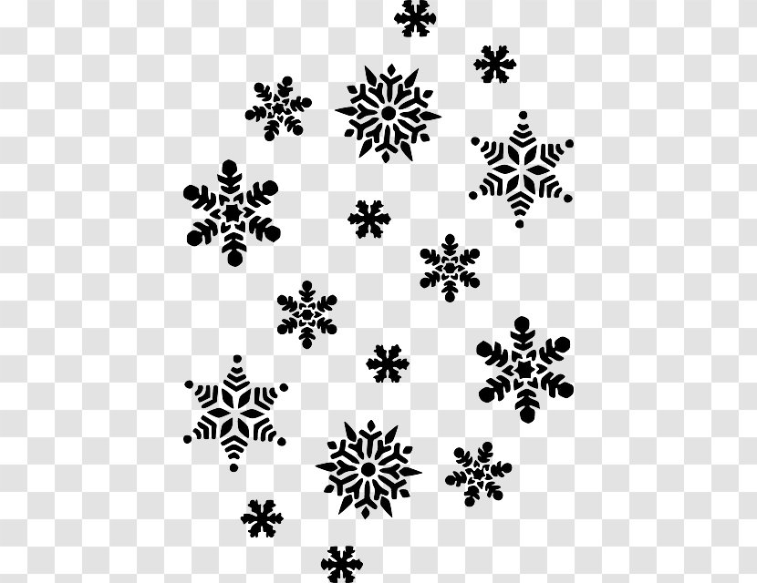 Clip Art Snowflake Openclipart Free Content - Snow - Freezing Weather Transparent PNG