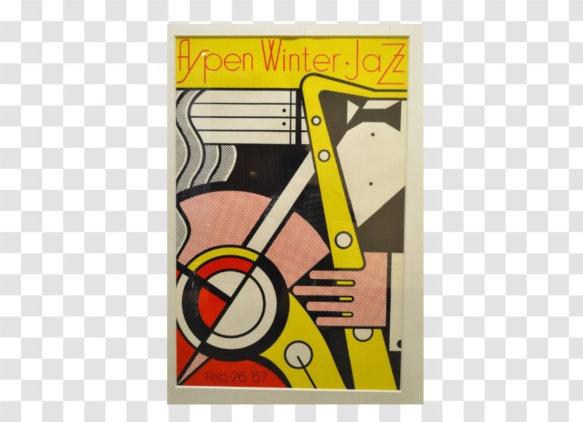 M-Maybe In The Car Walker Art Center Pop - Poster - Roy Lichtenstein Transparent PNG